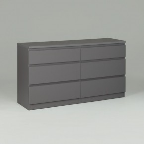 2.03.02.080.4 КАСТОР комод 6 ящиков RU серый в Карталах - kartaly.ok-mebel.com | фото