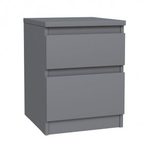 2.03.03.050.4 КАСТОР тумба 2 ящика RU серая в Карталах - kartaly.ok-mebel.com | фото