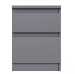2.03.03.050.4 КАСТОР тумба 2 ящика RU серая в Карталах - kartaly.ok-mebel.com | фото 4