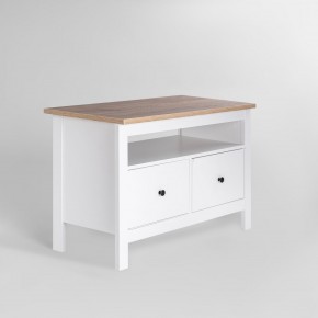 2.08.03.080.14 САГА тумба 2 ящика белая/ясень RU в Карталах - kartaly.ok-mebel.com | фото