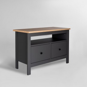 2.08.03.080.15 САГА тумба 2 ящика серая/ясень RU в Карталах - kartaly.ok-mebel.com | фото