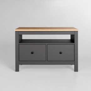 2.08.03.080.15 САГА тумба 2 ящика серая/ясень RU в Карталах - kartaly.ok-mebel.com | фото 2