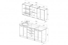 АНТИКА Кухонный гарнитур Макси 2 (1800 мм) в Карталах - kartaly.ok-mebel.com | фото 2