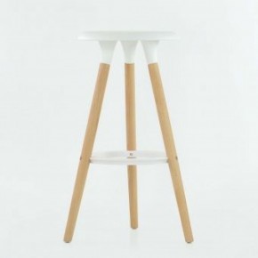 Барный стул Barneo N-19 Modern интерьерный белый в Карталах - kartaly.ok-mebel.com | фото 4