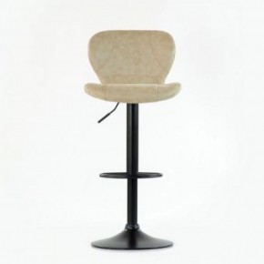 Барный стул Barneo N-86 Time / Black / VPU Beige Vintage PK970-1 в Карталах - kartaly.ok-mebel.com | фото 2
