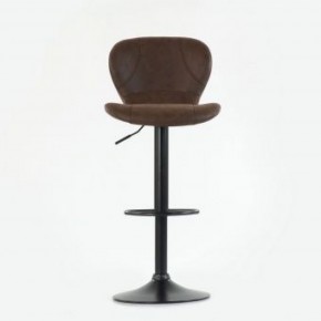 Барный стул Barneo N-86 Time / Black / VPU Brown Vintage коричневый винтаж PK970-18 в Карталах - kartaly.ok-mebel.com | фото 3