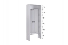 БАСКО Прихожая К11 (графит) в Карталах - kartaly.ok-mebel.com | фото 6