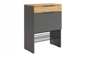 БАСКО Прихожая К8 (графит) в Карталах - kartaly.ok-mebel.com | фото 6