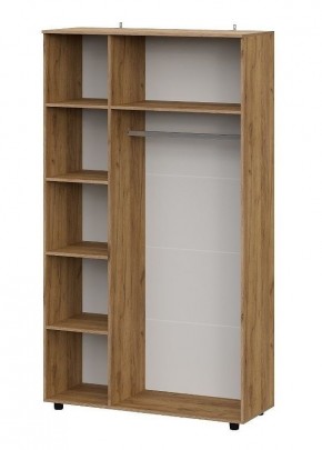 БАЙКАЛ Шкаф трехстворчатый (Графит/Дуб золотой) в Карталах - kartaly.ok-mebel.com | фото 2