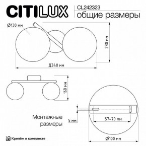 Бра Citilux Ronny CL242323 в Карталах - kartaly.ok-mebel.com | фото 9