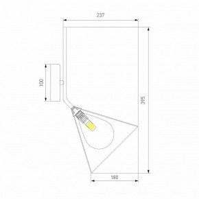 Бра Eurosvet Enigma 70161/1 черный в Карталах - kartaly.ok-mebel.com | фото 6