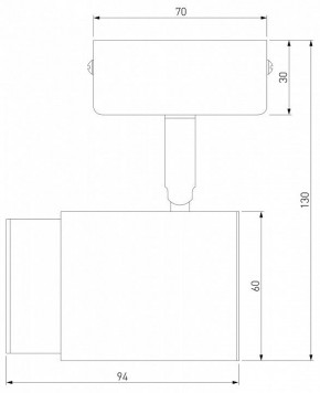 Бра Eurosvet Morgan 20124/1 белый/ черный в Карталах - kartaly.ok-mebel.com | фото 3
