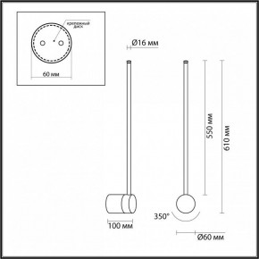 Бра Odeon Light FILLINI 4335/12WGP в Карталах - kartaly.ok-mebel.com | фото 6