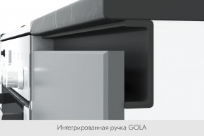 БЬЯНКА Кухонный гарнитур 1,6 белый/лиственница охотская/смоки софт в Карталах - kartaly.ok-mebel.com | фото 3
