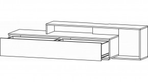 ДАЛЛАС Гостиная (модульная) цемент темный в Карталах - kartaly.ok-mebel.com | фото 6