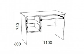 Детская Фанк Стол для компьютера НМ 009.19-05 М2 в Карталах - kartaly.ok-mebel.com | фото 3