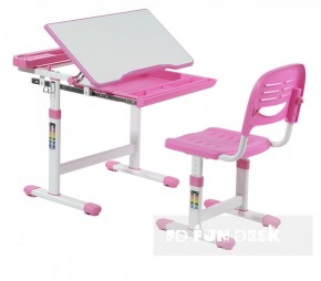 Комплект парта + стул трансформеры Cantare Pink в Карталах - kartaly.ok-mebel.com | фото 1