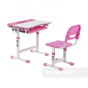 Комплект парта + стул трансформеры Cantare Pink в Карталах - kartaly.ok-mebel.com | фото 2