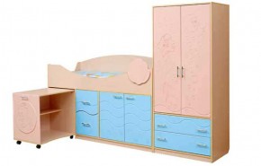 Набор мебели для детской Юниор -12.2 (700*1860) МДФ матовый в Карталах - kartaly.ok-mebel.com | фото 1