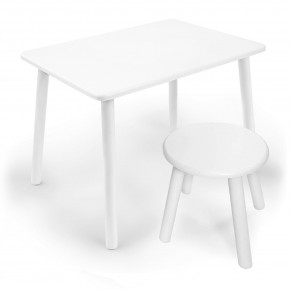 Детский комплект стол и табурет круглый Rolti Baby (белая столешница/белое сиденье/белые ножки) в Карталах - kartaly.ok-mebel.com | фото