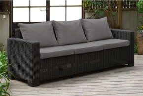 Диван Калифорния 3-х местный (California 3 Sofa), графит в Карталах - kartaly.ok-mebel.com | фото