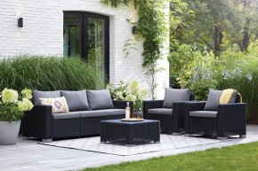 Диван Калифорния 3-х местный (California 3 Sofa), графит в Карталах - kartaly.ok-mebel.com | фото 3