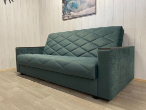 Диван Престиж-15 (НПБ+МДФ) велюр Sensey bottle green в Карталах - kartaly.ok-mebel.com | фото 3