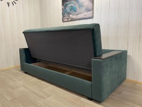 Диван Престиж-15 (НПБ+МДФ) велюр Sensey bottle green в Карталах - kartaly.ok-mebel.com | фото 5