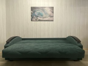 Диван Престиж-16 (НПБ+МДФ) велюр Sensey bottle green в Карталах - kartaly.ok-mebel.com | фото 3
