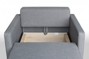 Диван Реал 80 с подлокотниками (микровелюр коричневый) в Карталах - kartaly.ok-mebel.com | фото 3
