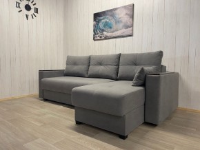 Диван угловой Комфорт-3 (НПБ+МДФ) велюр Galaxy Lite 26 в Карталах - kartaly.ok-mebel.com | фото 2