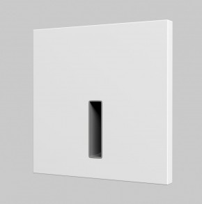 DK1030-WH Светильник встраиваемый в стену, IP 20, LED 3000K, 3 Вт, белый, алюминий в Карталах - kartaly.ok-mebel.com | фото