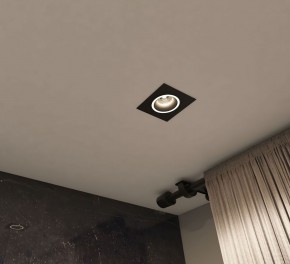 DK2061-BK Встраиваемый светильник IP 20, до 15 Вт, GU10, LED, черный, алюминий в Карталах - kartaly.ok-mebel.com | фото 4
