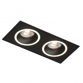 DK2062-BK Встраиваемый светильник, IP 20, до 15 Вт, GU10, LED, черный, алюминий в Карталах - kartaly.ok-mebel.com | фото