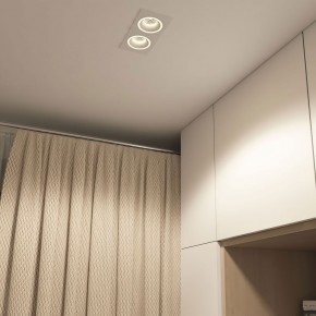 DK2062-WH Встраиваемый светильник, IP 20, до 15 Вт, GU10, LED, белый, алюминий в Карталах - kartaly.ok-mebel.com | фото 4