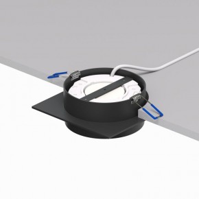 DK2091-BK Встраиваемый светильник FLAT, IP 20, до 15 Вт, GX53, LED, черный, алюминий в Карталах - kartaly.ok-mebel.com | фото 4