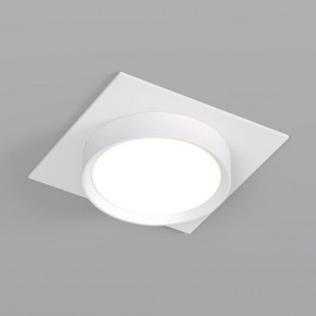 DK2091-WH Встраиваемый светильник FLAT, IP 20, до 15 Вт, GX53, LED, белый, алюминий в Карталах - kartaly.ok-mebel.com | фото