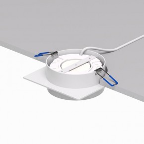 DK2091-WH Встраиваемый светильник FLAT, IP 20, до 15 Вт, GX53, LED, белый, алюминий в Карталах - kartaly.ok-mebel.com | фото 4