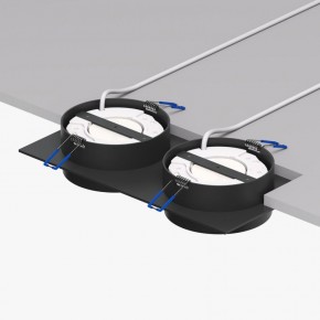 DK2092-BK Встраиваемый светильник FLAT, IP 20, до 15 Вт, GX53, LED, черный, алюминий в Карталах - kartaly.ok-mebel.com | фото 2