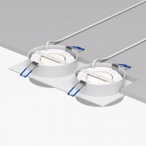 DK2092-WH Встраиваемый светильник FLAT, IP 20, до 15 Вт, GX53, LED, белый, алюминий в Карталах - kartaly.ok-mebel.com | фото 4