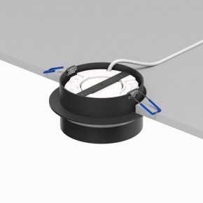 DK2100-BK Встраиваемый светильник NIKO, IP 20, до 15 Вт, GX53, LED, черный, акрил, алюминий в Карталах - kartaly.ok-mebel.com | фото 4