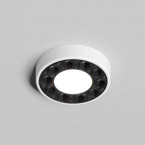 DK2440-WB Встраиваемый светильник DUAL 5+5 Вт, LED 4000K, IP 20, d90mm, белый/черный, алюминий/акрил в Карталах - kartaly.ok-mebel.com | фото 2