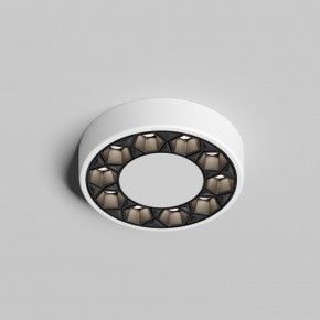 DK2440-WB Встраиваемый светильник DUAL 5+5 Вт, LED 4000K, IP 20, d90mm, белый/черный, алюминий/акрил в Карталах - kartaly.ok-mebel.com | фото 3