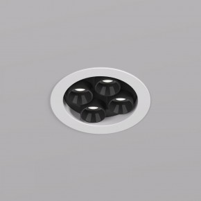 DK2510-WB Встраиваемый светильник SPACE со светодиодом d65 220V 8W 38° 4000К IP20 белый/черный алюминий в Карталах - kartaly.ok-mebel.com | фото
