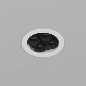 DK2510-WB Встраиваемый светильник SPACE со светодиодом d65 220V 8W 38° 4000К IP20 белый/черный алюминий в Карталах - kartaly.ok-mebel.com | фото 2