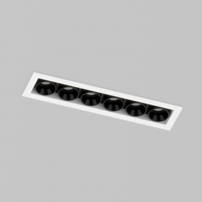 DK2514-WB Встраиваемый светильник SPACE со светодиодом L126mm 220V 10W 38° 4000К IP20 белый/черный алюминий в Карталах - kartaly.ok-mebel.com | фото 2
