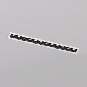DK2515-WB Встраиваемый светильник SPACE со светодиодом L240mm 220V 20W 38° 4000К IP20 белый/черный алюминий в Карталах - kartaly.ok-mebel.com | фото