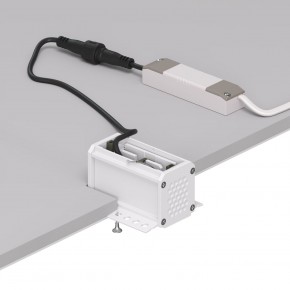 DK2530-WB Встраиваемый светильник SPACE со светодиодом под шпатлевку L69mm 220V 6W 38° 4000К IP20 белый/черный алюминий в Карталах - kartaly.ok-mebel.com | фото 5