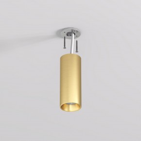DK2615-SB Накладной светильник SHINE TUBE со светодиодом, D45*H115, IP20, 3000К, 7W, RA?90, сатинированная латунь, алюминий в Карталах - kartaly.ok-mebel.com | фото 3