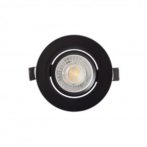 DK3020-BK Встраиваемый светильник, IP 20, 10 Вт, GU5.3, LED, черный, пластик в Карталах - kartaly.ok-mebel.com | фото